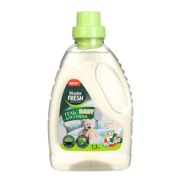 Гель для стирки детского белья Master FRESH BABY, 1,3 л