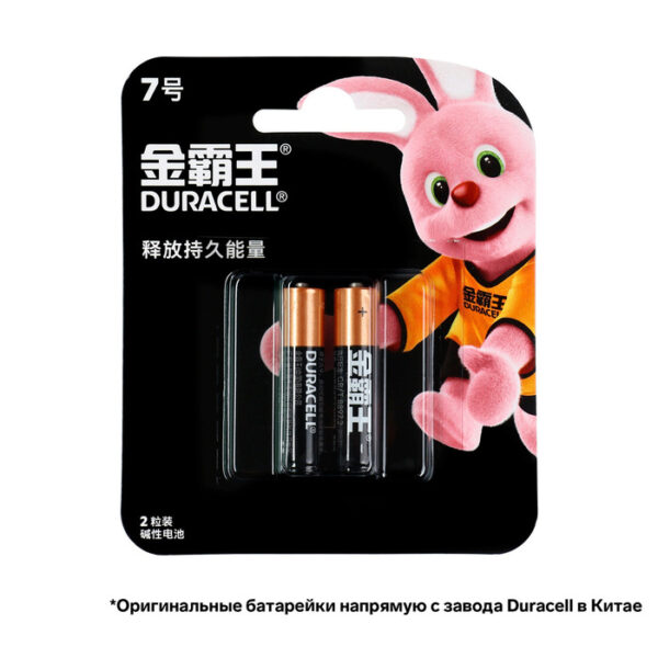 Батарейка алкалиновая Duracell Basic (CH), AAA, LR03-2BL, 1.5В, блистер, 2 шт.