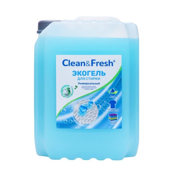 Гель для стирки "Clean&Fresh" универсальный, 5 л