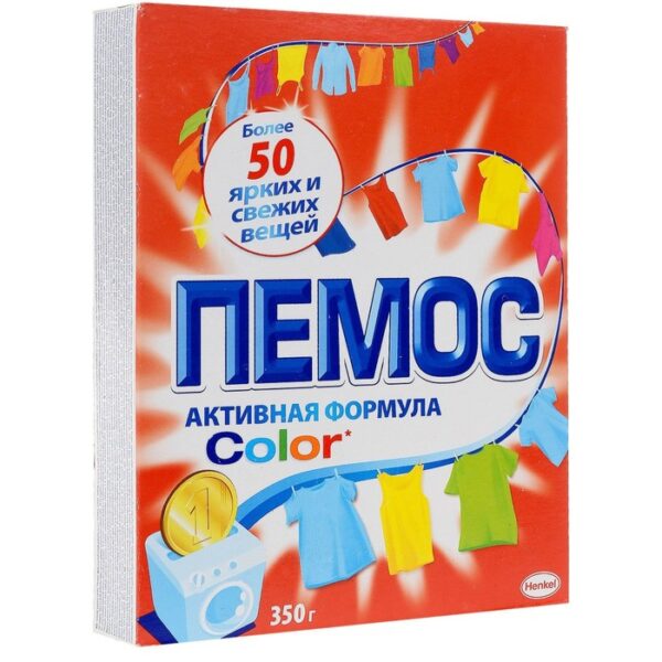 Стиральный порошок Пемос Color, автомат, 350 г