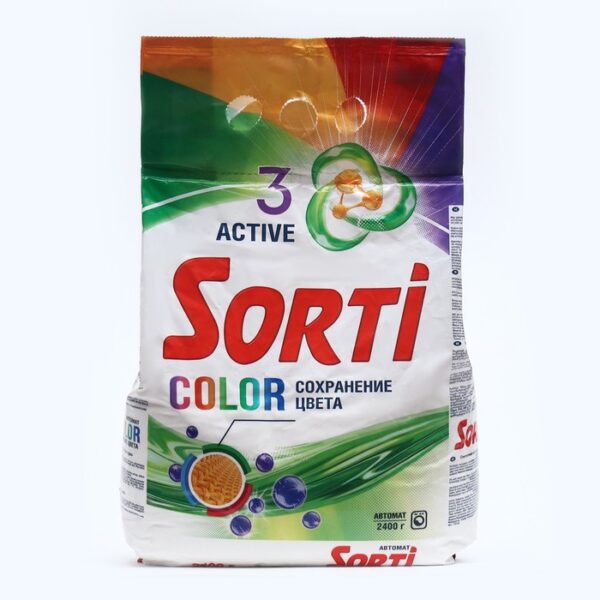 Стиральный порошок Sorti Color, автомат, 2400 г