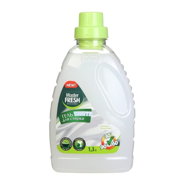 Гель для стирки Master FRESH WHITE, 1,3 л