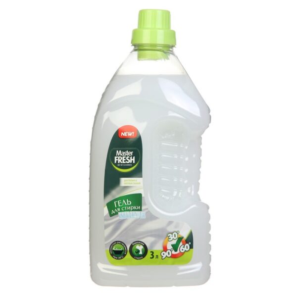 Гель для стирки Master FRESH WHITE, 3 л